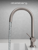 Смеситель для кухни Abelsberg Aera AWF70029BN цвет Титан