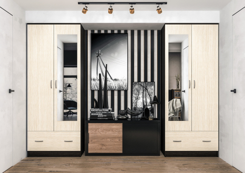 мс для спальни Ронда ШК-4 венге/дуб белфорд