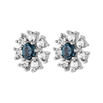 Серьги Dyrberg Kern AUDE SS ROYAL BLUE / CRYSTAL 430041