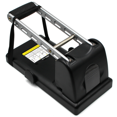 Дырокол DELI "HD100", до 100 листов, металлический корпус, ассорти