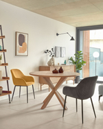 Стул Konna горчичный вельвет