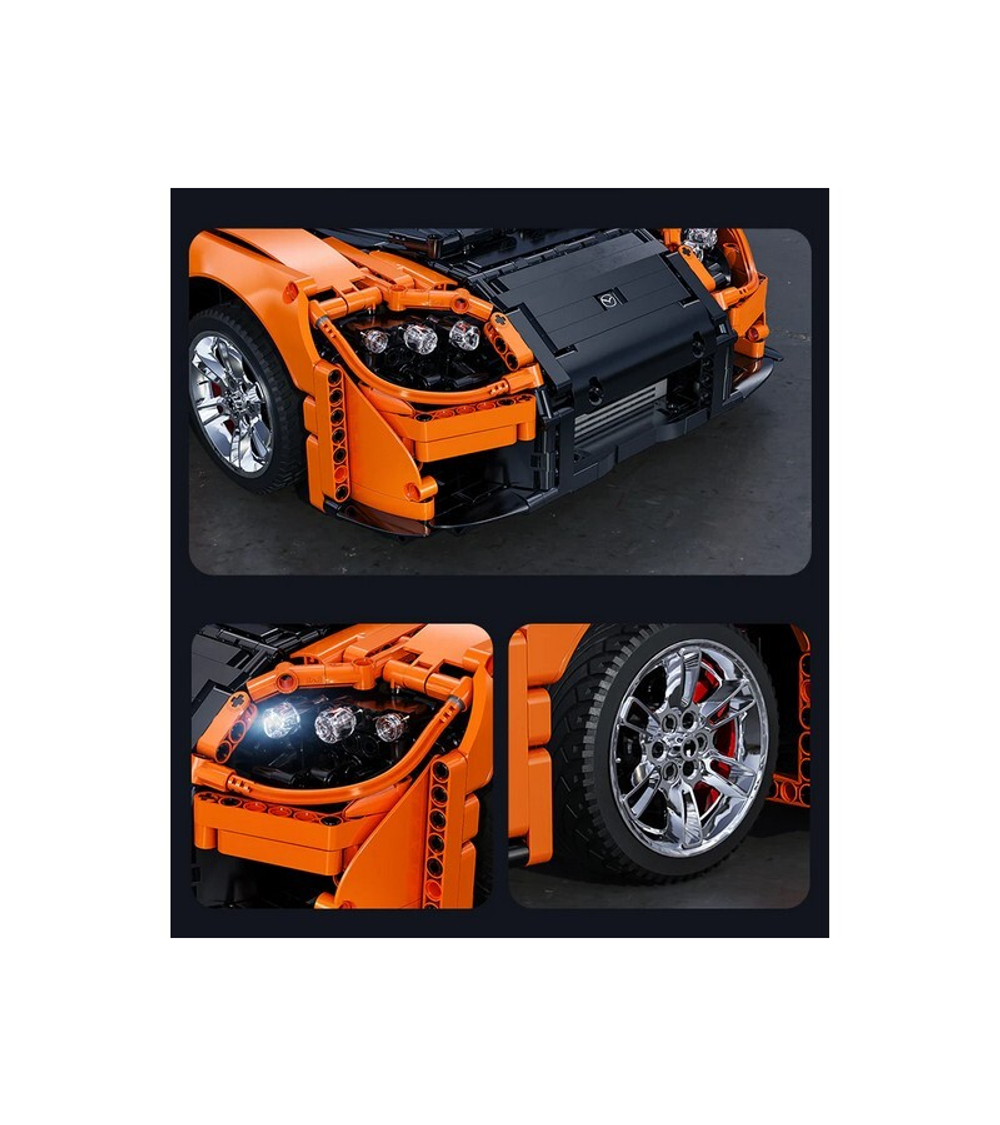 Радиоуправляемый конструктор CaDA MASTER спорткар Mazda RX-7 1/8 (3305 деталей)