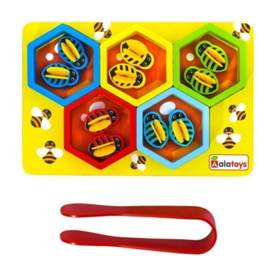 Сортер с пинцетом "Пчёлки"