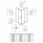 Душевой уголок Veconi Rovigo RV27B-10080-01-C8 100х80 стекло прозрачное/профиль черный матовый