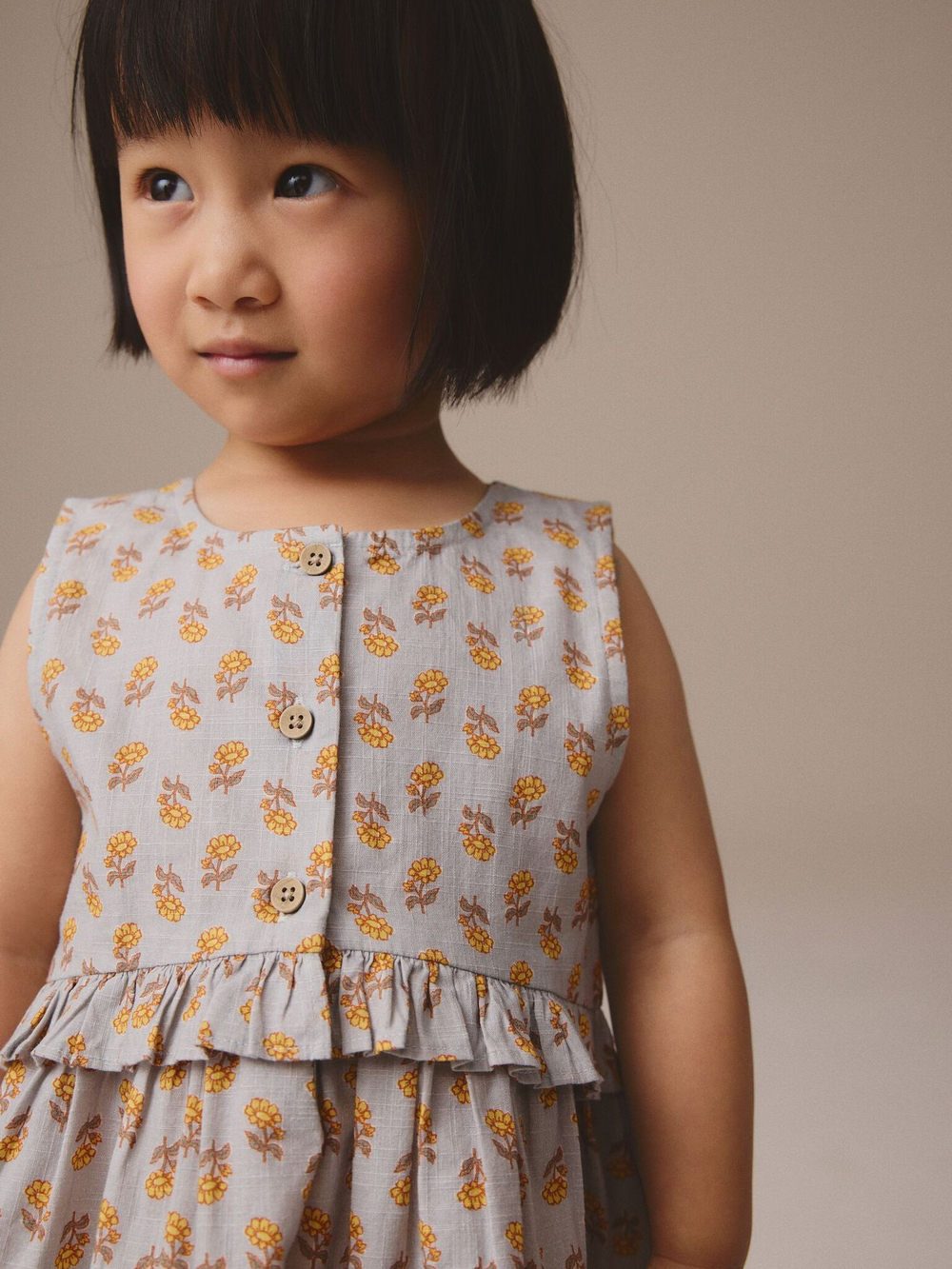 Сарафан для девочки Next E37-886, Серый