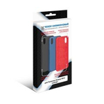 Силиконовый чехол с микрофиброй для Samsung Galaxy М52 black DF