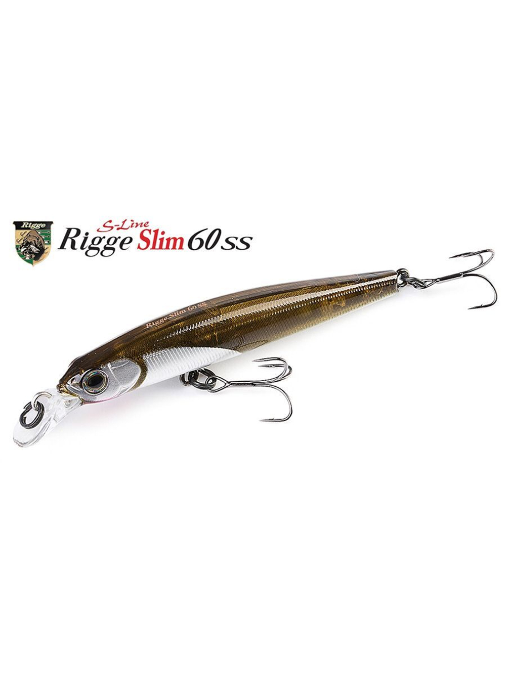 Воблер для рыбалки ZIPBAITS Rigge SLIM 60SS, 60мм, 3.0гр., заглубление 0.3-1.1м., цвет 854R, медленно-тонущий