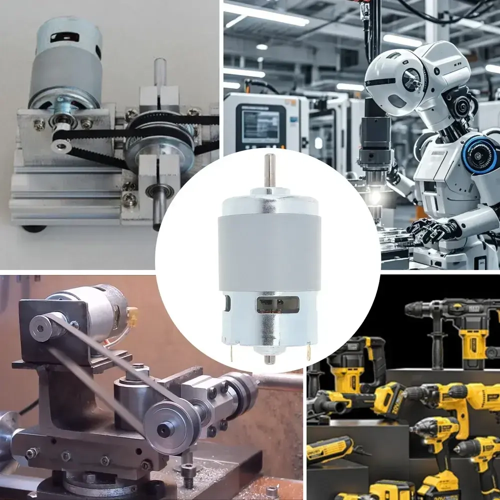 775 беззубчатый DC Motor 24V 12000RPM Большой крутящий момент микро с двойным шарикоподшипником Подходит для электрических инструментов/вентиляторы пылесоса