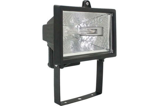 Прожектор ИО-150Вт симметричный черный IP54 IEK