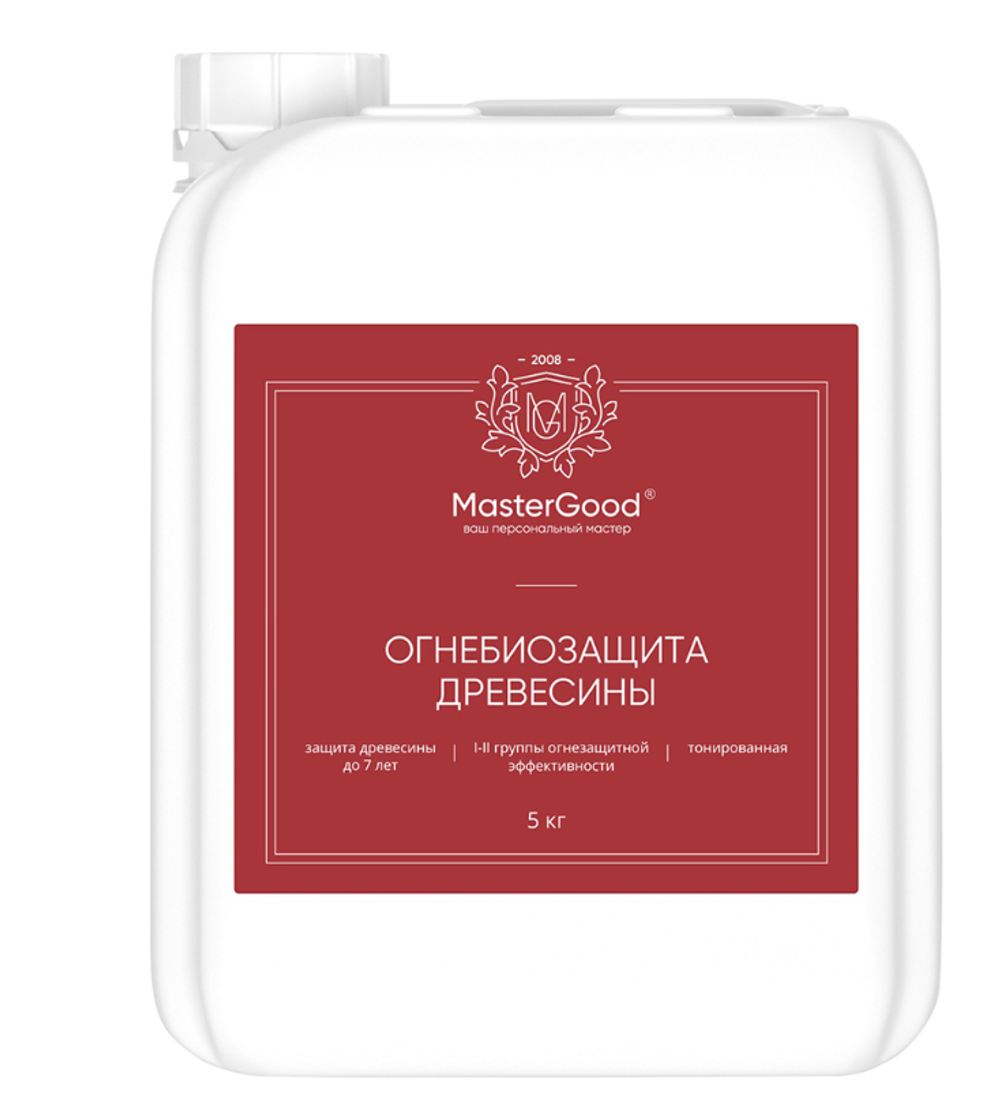 Огнебиозащитный состав для древесины MasterGood ОЗП Proff, 1 - 2 группа, 5 кг