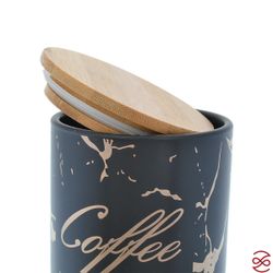 Набор ёмкостей для сыпучих продуктов Royal Classics Мрамор 650 мл, 10*10*15 см (3 шт) черный