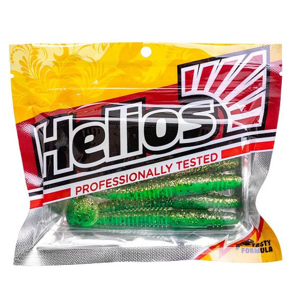 Виброхвост Minoga 3,75&#39;/9.5 см Green Peas 5шт. (HS-17-051) Helios