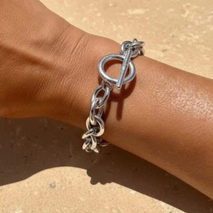 Браслет Qudo CORTINA 23 cm Silver 102033/30-1700