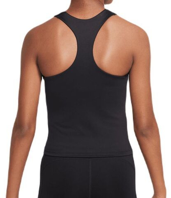 Футболка для девочки теннисная Nike Dri-Fit Swoosh Tank Bra - черный
