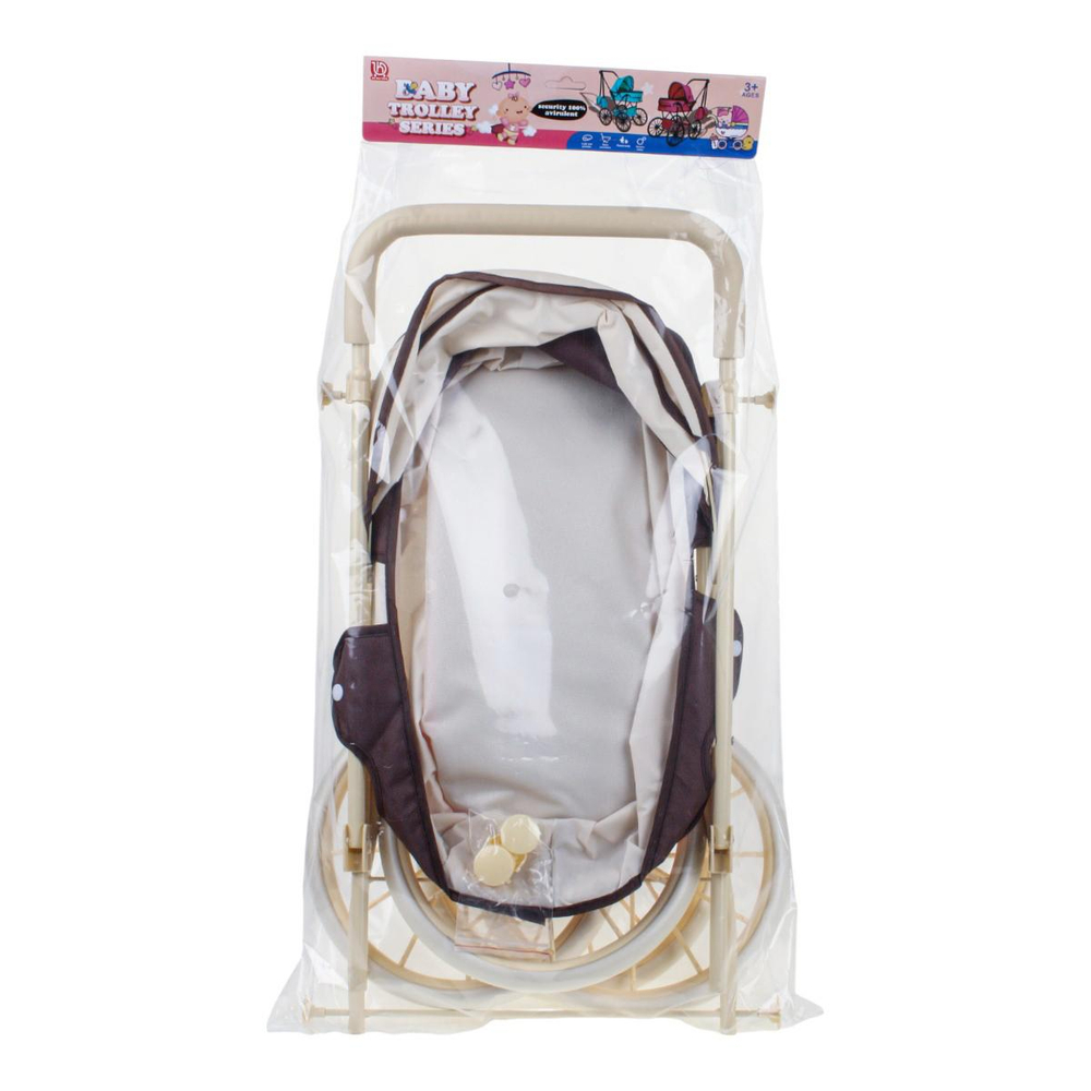 Коляска для кукол лежачая 74*66*39см. пакет LM920B-22