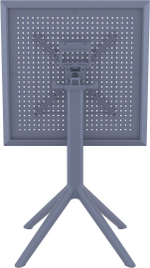 Комплект пластиковой мебели Siesta Contract Sky Folding 60 Air, темно-серый