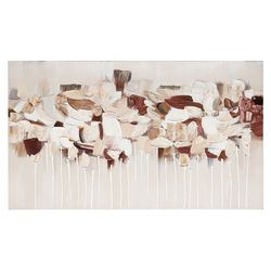 Панно декоративное Fleur, 70х120 см, бежевое