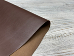 Фактура натуральной гладкой кожи Инферно цв. Коричневый / Inferno Light Brown