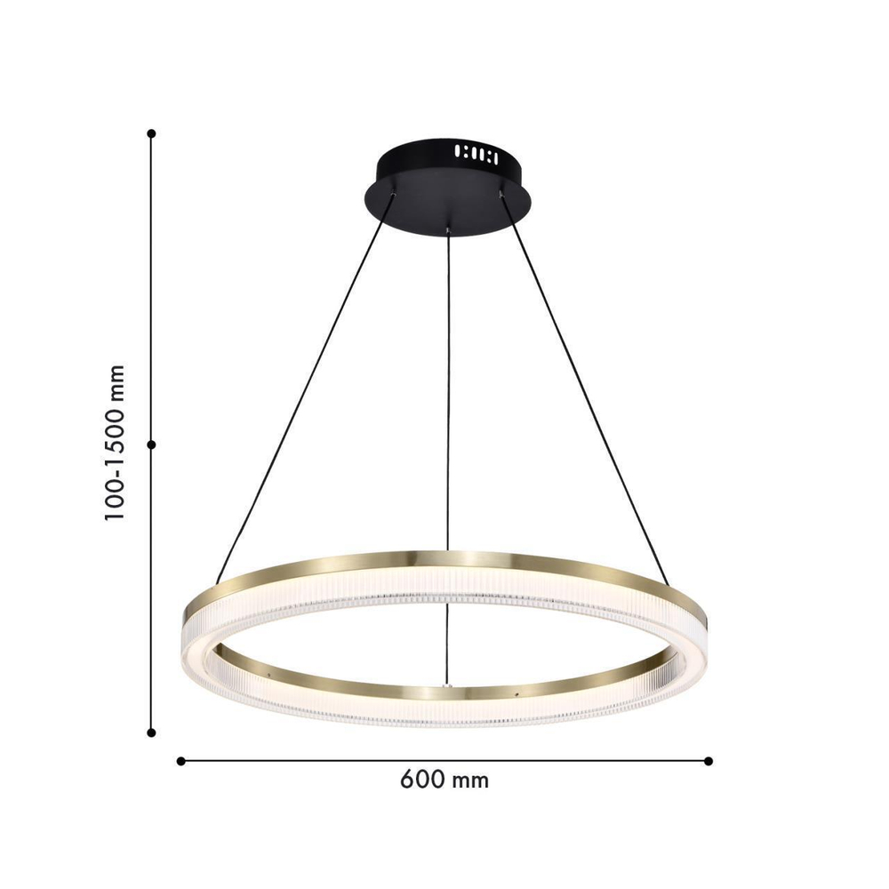 Подвесная светодиодная люстра Favourite Cirkler 4400-6P