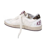 Женские Golden Goose Ball Star VCE with Leopard Print Pony Skin Star and Heel Tab
