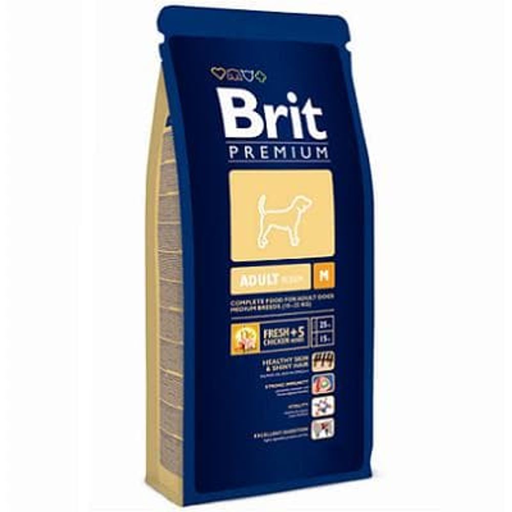Brit Premium Adult M  д/взрослых собак средних пород 1кг