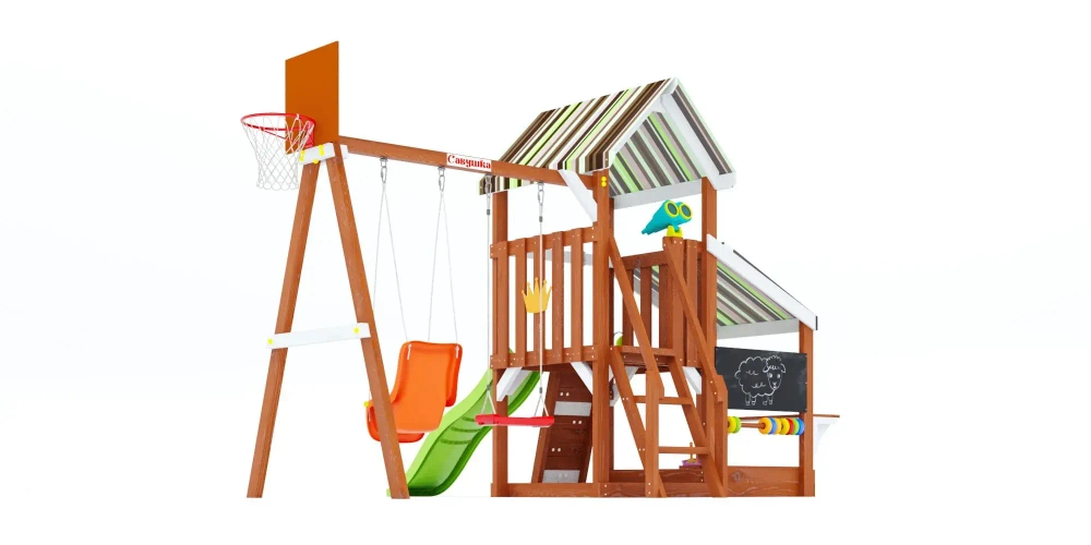 Детская площадка Савушка Тусун - 10 (салатовый)