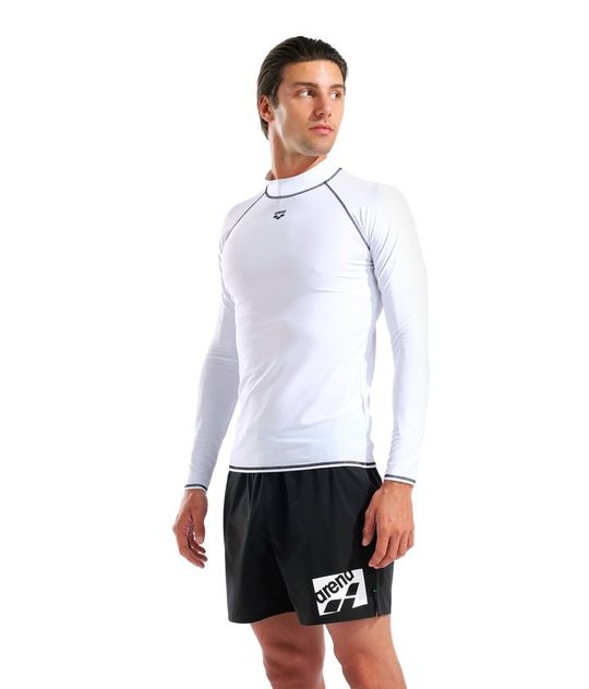 Футболка Arena Rash Vest L/S Graphic мужская защитная с длинным рукавом