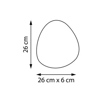 Светильник настенно-потолочный (Бра) 6W 3000K 807604 серебряная фольга Uovo II Lightstar
