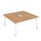 10БДВ.285 Стол системы БЕНЧ, сдвоенный, на 2 рабочих места (1800*1635*750)