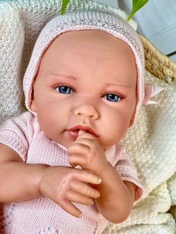 Кукла Реборн Marina and Pau 45см Ane мягконабивная (M3040)