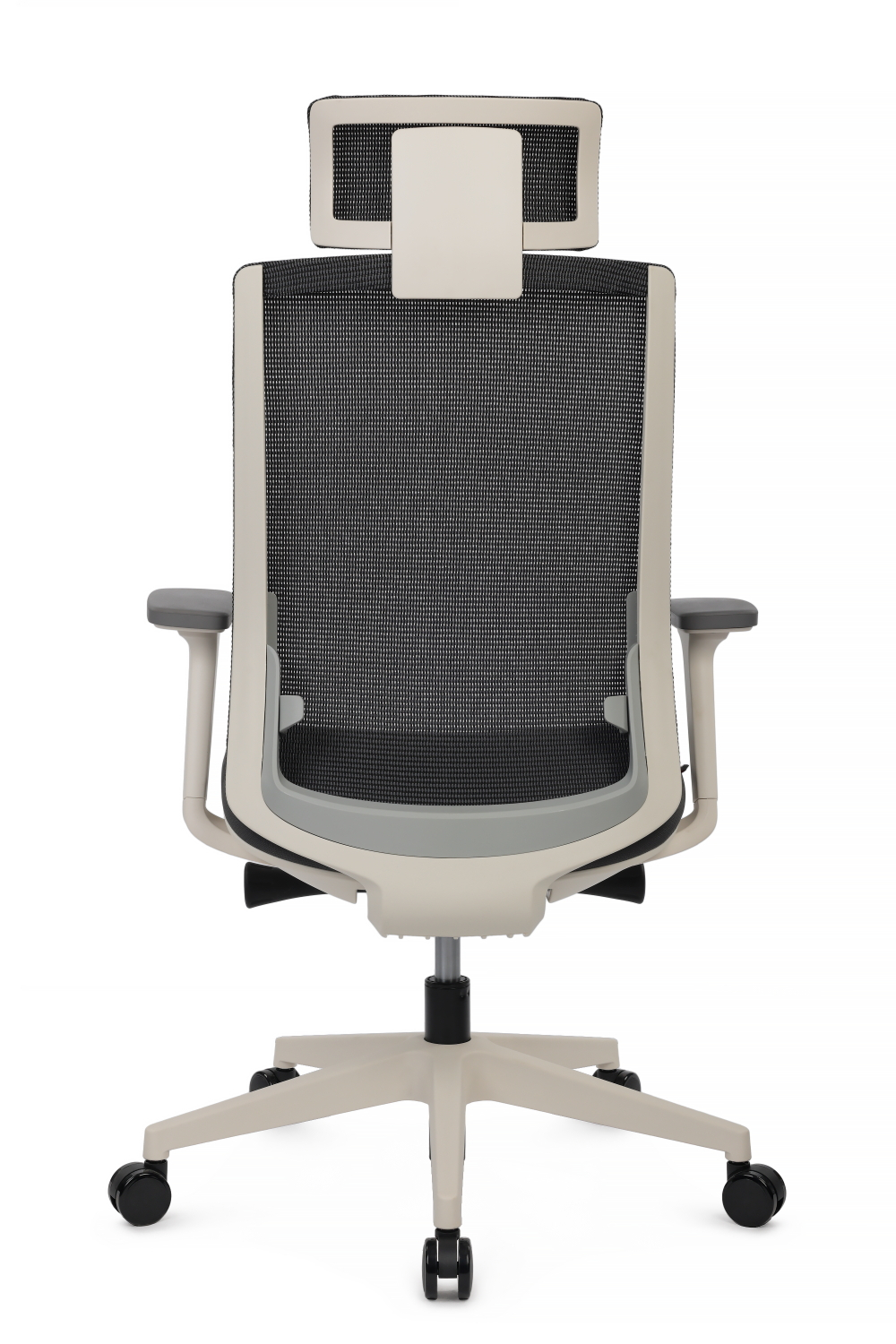 Кресло Riva Форум CH-312A-BS Белый пластик/Серый