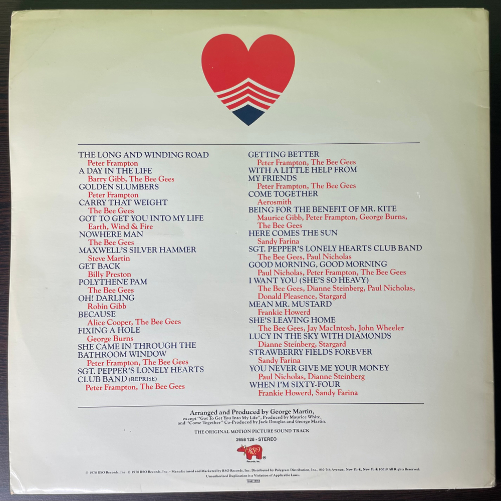 Сборник Sgt. Pepper's Lonely Hearts Club Band 2LP (Скандинавия 1977г.)