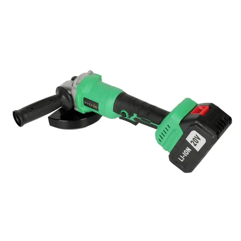 Болгарка Zitrek ZKAG20-125 PRO (20В, АКБ 4Ач и З/У, 8000 об/мин, d диска 125 мм, кейс) / УШМ / Шлифмашина