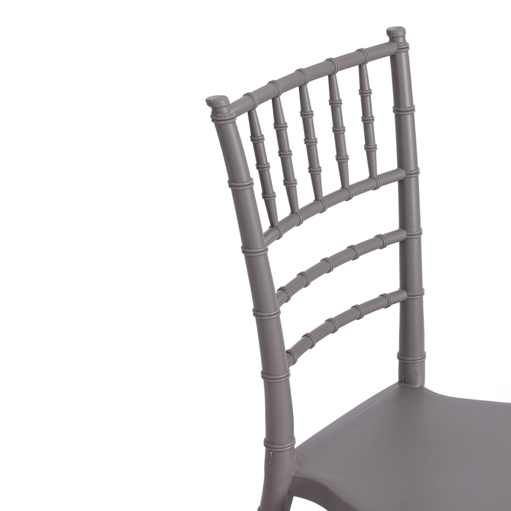 Стул CHAVARI (mod. 101) пластик, 40 х 49 х 88 см, Grey (Cерый) 09 (Комплект из 2 шт.)