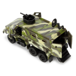 Модель ин. мет. "Броневик" 12см. открыв. двери, вращ. пушка (Технопарк)