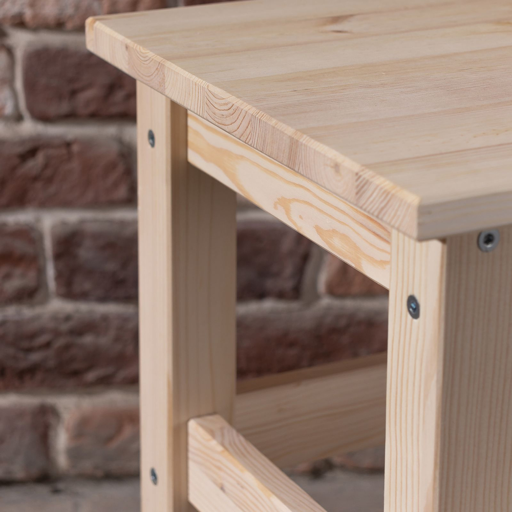 Журнальный столик, 66х33х44, Ральф, банкетка в прихожую, скамья деревянная, для дома и сада, Dipriz