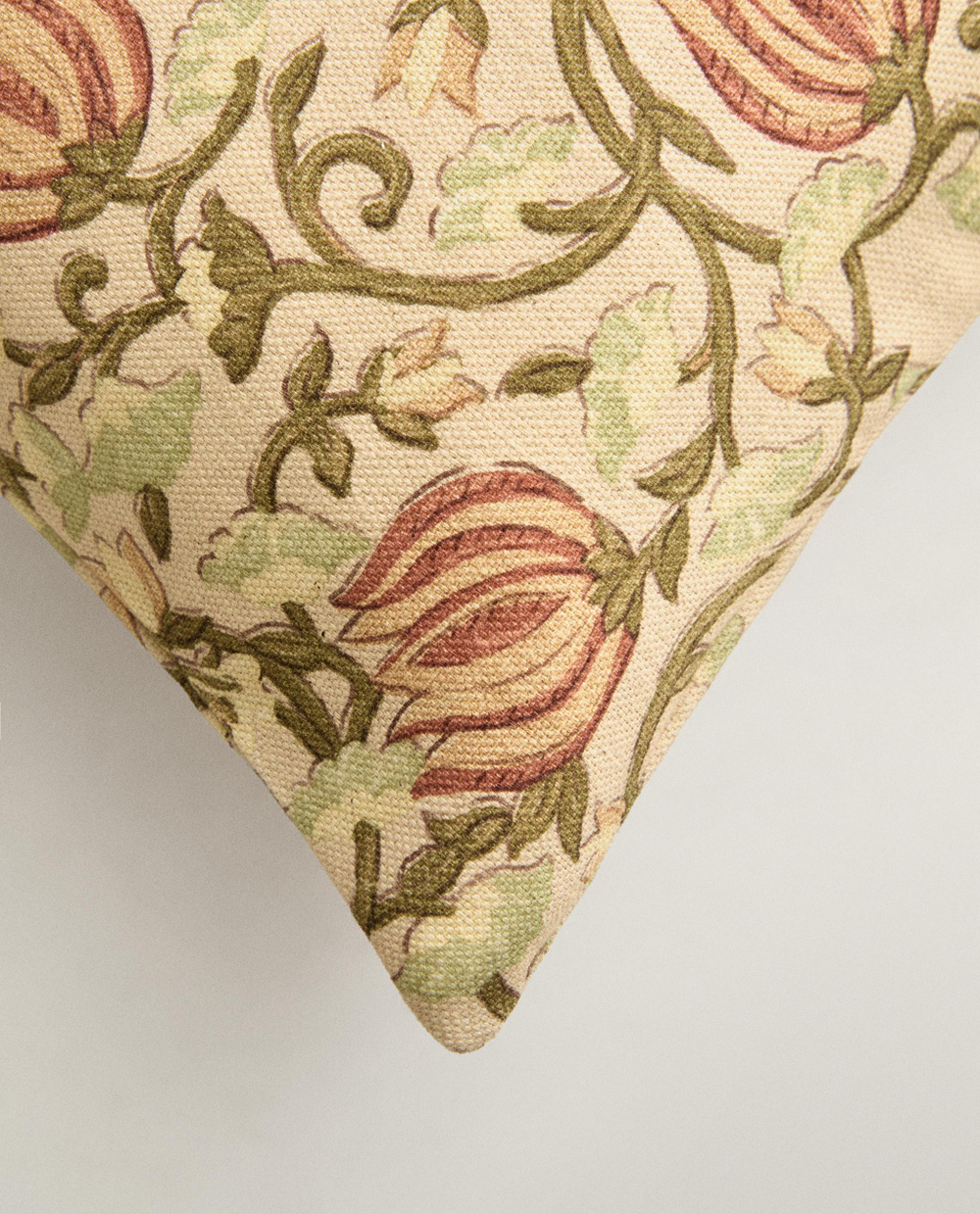 Zara Home наволочка декоративная из хлопка, бирюзовый, 45x45 см