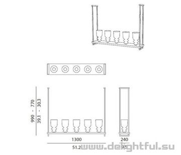 люстра Messalina Chandelier by Contardi Lighting