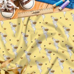 Ткань премиум сатин посторальная фантазия