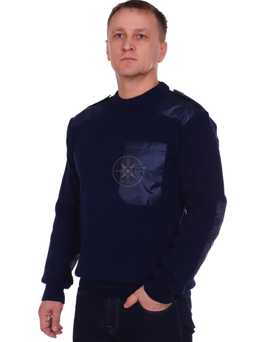 СВИТЕР МУЖСКОЙ СИНИЙ