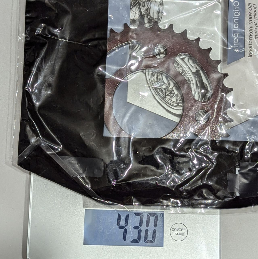 t + Венец, звезда ведомая (428-34) CG/CB 4х90х58 красная