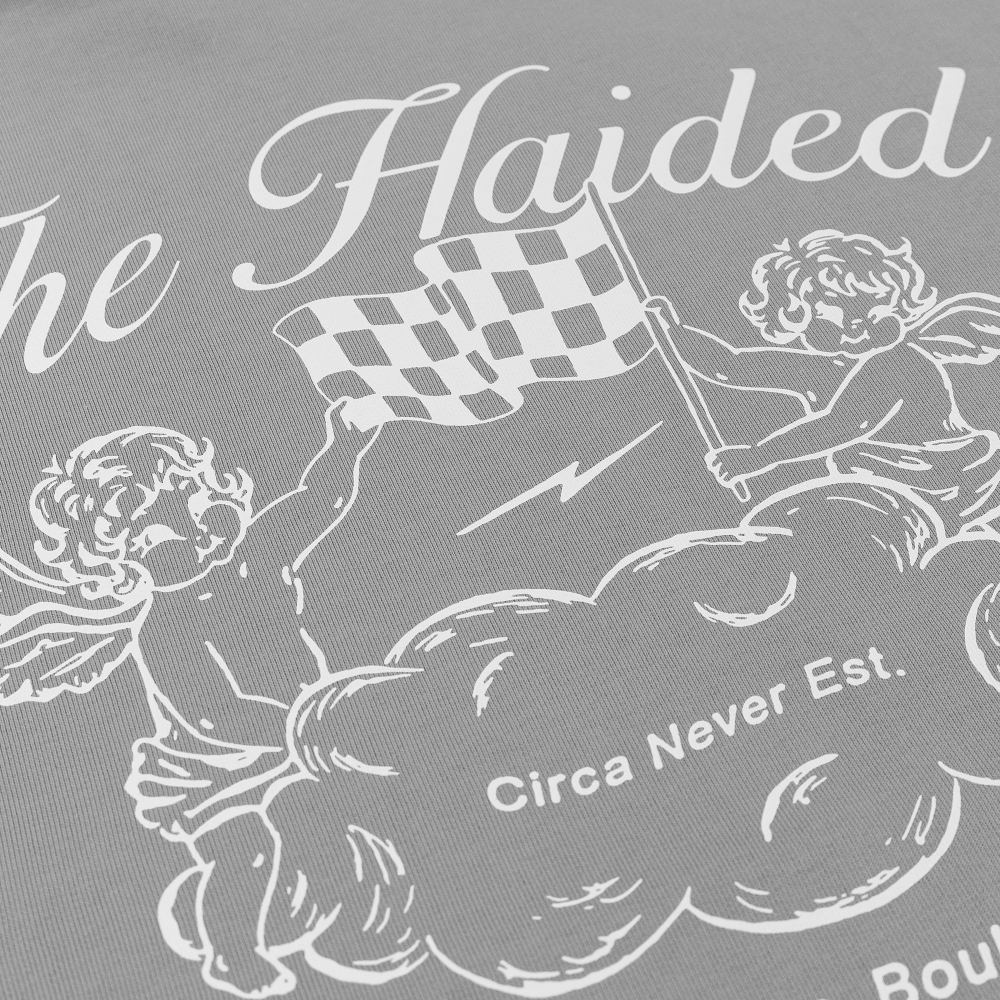 Худи Haided CHECKERED FLAG STEEL GREY