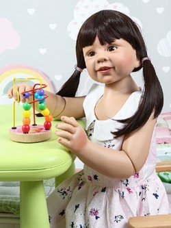 Кукла Реборн ростовая 85см в пакете (FA-263)