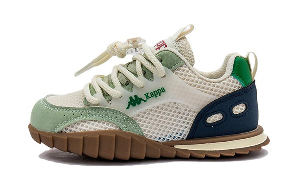 Children's KAPPA KIDS Kappa breathable, comfortable and lightweight children's casual shoes green and blue