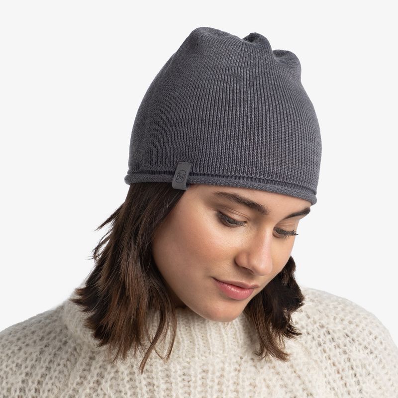 Вязаная шапка Buff Hat Knitted Lekey Grey Heather Фото 6