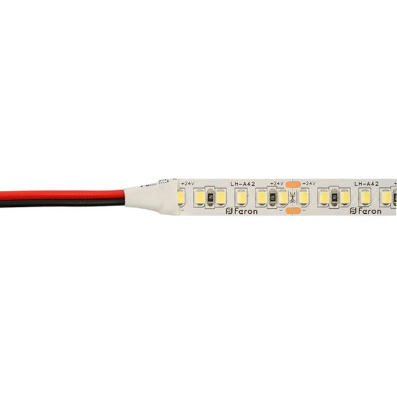 Светодиодная лента Feron 16W/m 180LED/m 2835SMD 3000К 30M LS502 53089