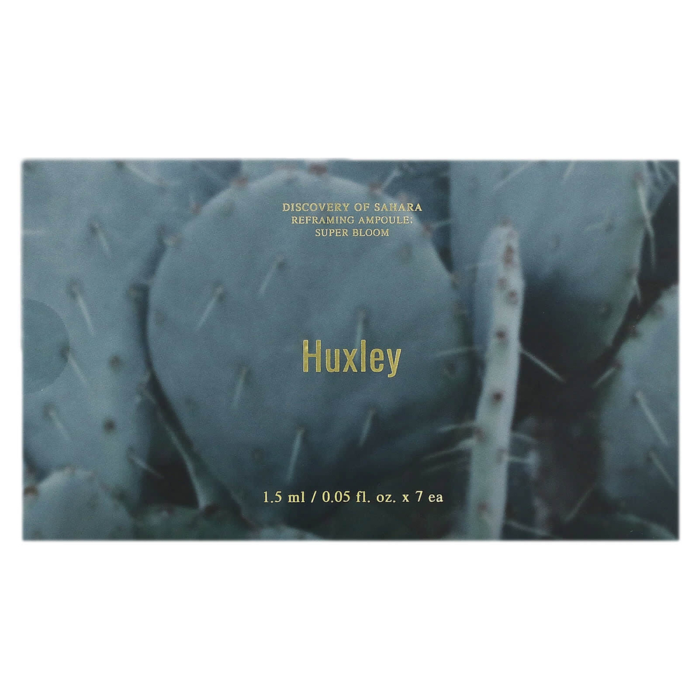 Huxley, Discovery of Sahara Reframing Ampoule, Super Bloom, 7 шт. По 1,5 мл (0,05 жидк. унц.)