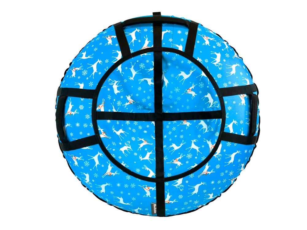 Тюбинг Hubster Люкс Pro S Олени бирюзовые