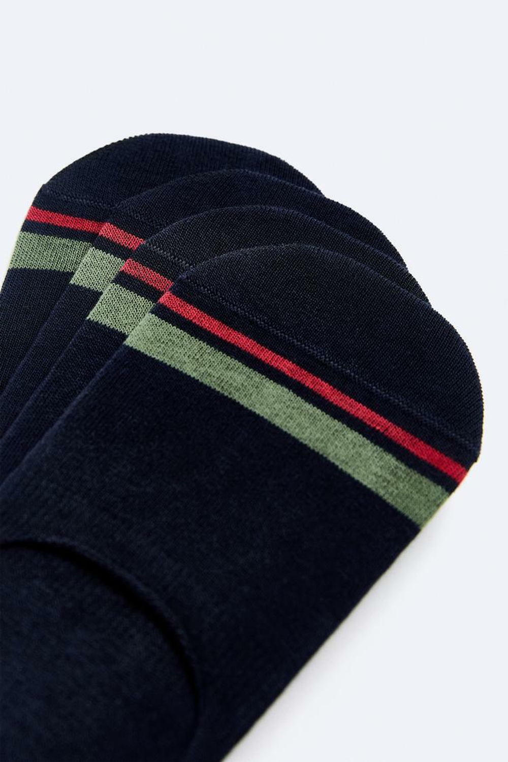 ZARA 4 УПАКОВКИ НОСКОВ БЕЗ ПОКАЗА, ТЕМНО-СИНИЙ