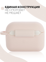 Чехол КАРТОФАН для Apple AirPods Pro (арт. AIRPRO-SLIM-SILICON-01-PINK)